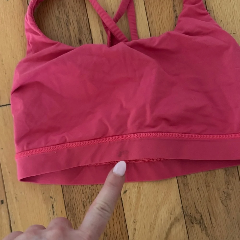 Lululemon Athletica | Vibrant Coral Sports Bra | size 6
